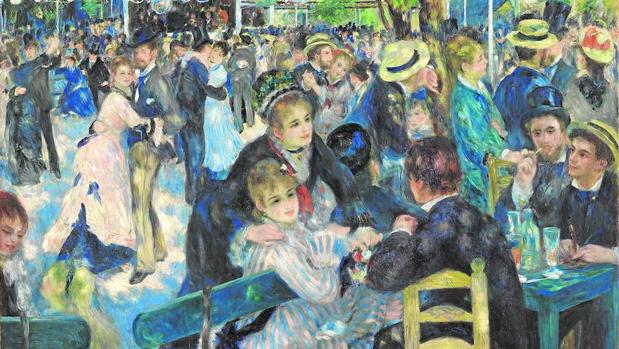 El «Bal du Moulin de la Galette» (1876) es la joya de esta exposición