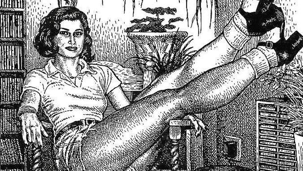 Ilustración de Robert Crumb para su «Art & Beauty»