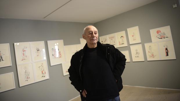 El ilustrador Alfredo, en el Museo ABC