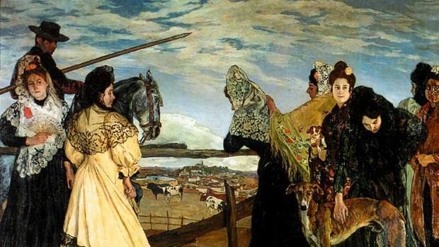 «Víspera de la corrida», una de las obras de Zuloaga disponibles en la exposición de la Fundación Mapfre