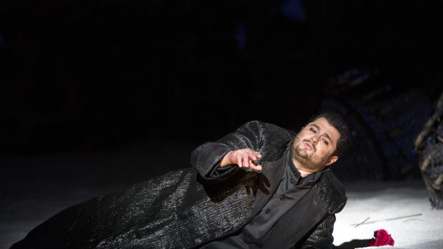 Celso Albelo, en una escena de «I Puritani»