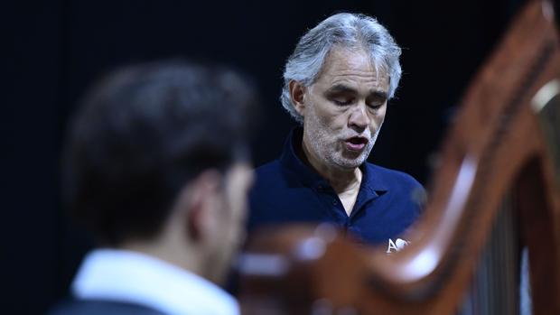 El tenor italiano Andrea Bocelli