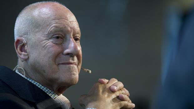 Norman Foster, el jueves durante la presentación de la exposición