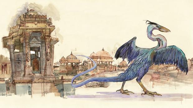 Occamy, uno de lo «Animales fantásticos» de J. K. Rowling