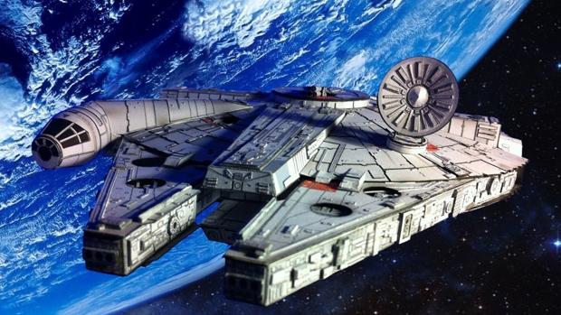 El Halcón Milenario de «La guerra de las galaxias»