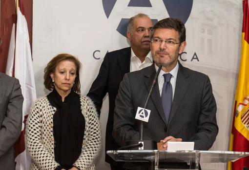 Rafael Catalá en la inauguración de la exposición dedicada a Blas de Lezo