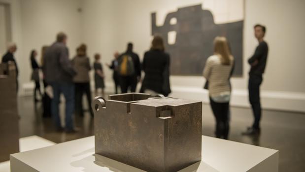 Obras de Chillida en las salas del Meadows Museum de Dallas