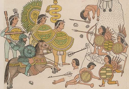Españoles e indígenas unidos contra otros pueblos en Jalisco