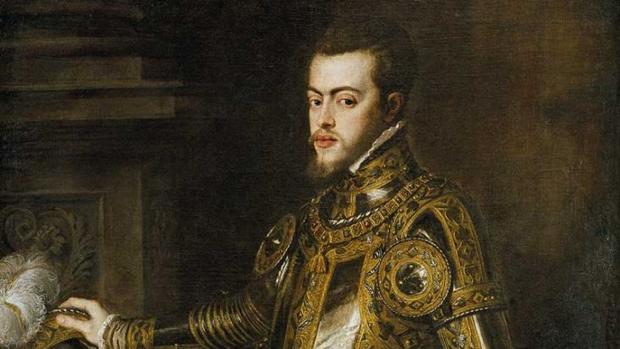 Retrato de Felipe II por Tiziano