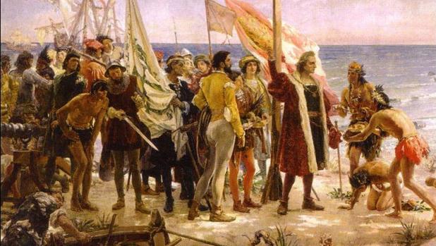 La llegada de Colón a las América