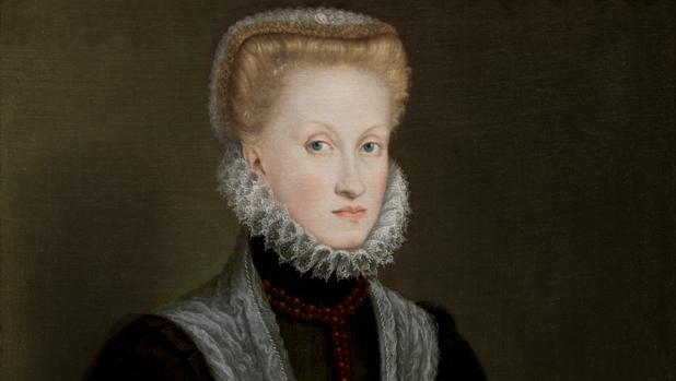Ana de Austria, retrato de Sofonisba Anguissola