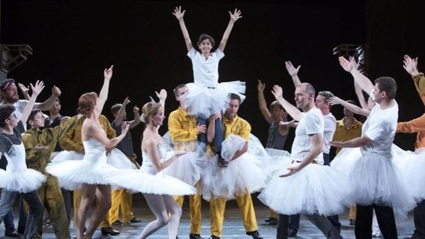 Una escena del musical «Billy Elliot»
