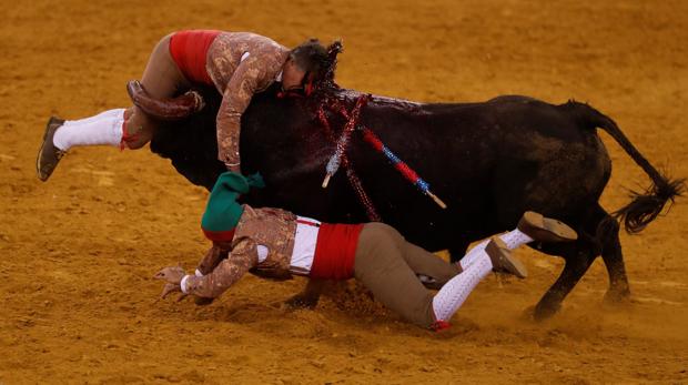 Los forcados, este jueves en Campo Pequeño