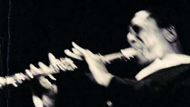 «Trane» en éxtasis durante una actuación
