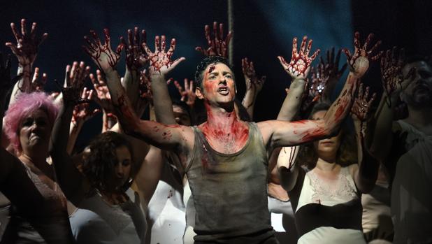 Una imagen de la ópera «Fuenteovejuna»