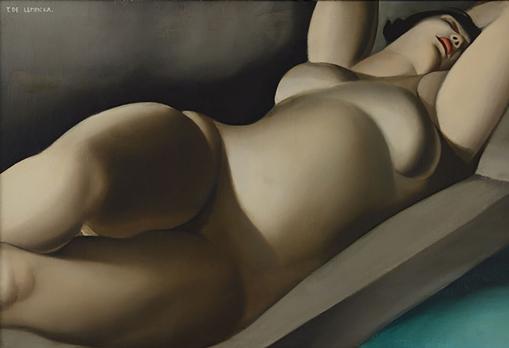 «La bella Rafaela en verde», de Tamara de Lempicka