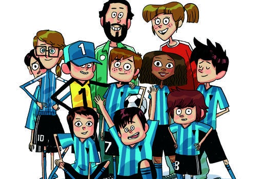 Los protagonistas de «Futbolísimos»