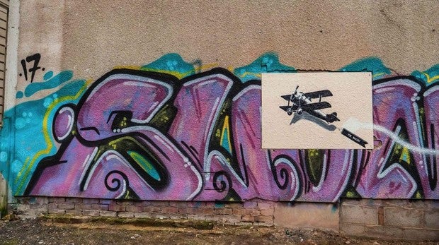 El nuevo «Love plane» que ha aparecido en Liverpool