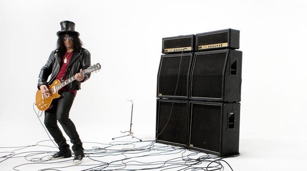 El músico y compositor británico-estadounidense Slash