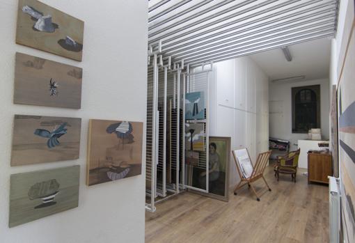 Zona de almacenaje del estudio