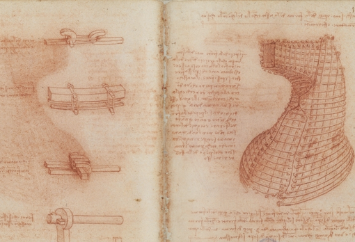 Proyecto de Leonardo para un monumento ecuestre en honor de Francesco Sforza, que nunca se realizó («Códice Madrid II»)