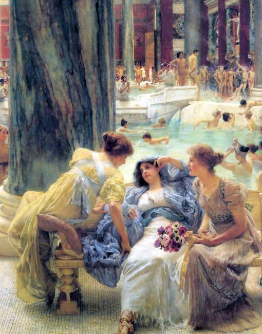 Las Termas de Caracalla, óleo de Lawrence Alma-Tadema (1899)