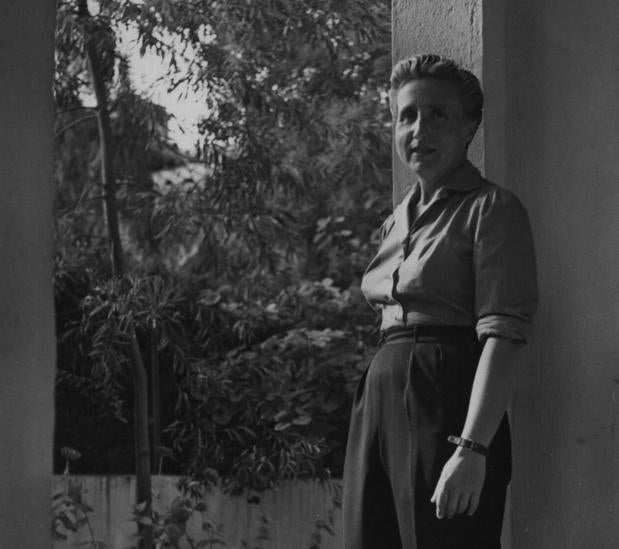 Ana María Martínez Sagi, a finales de los años 40