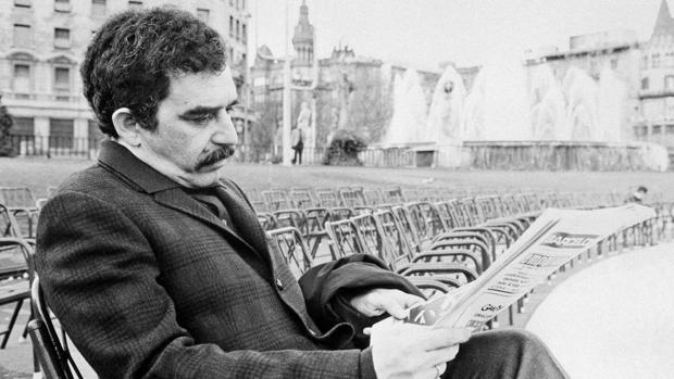 Gabriel García Márquez, fotografiado en Barcelona en 1970
