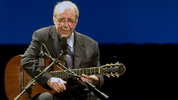 Gilberto, con su guitarra, una imagen icónica