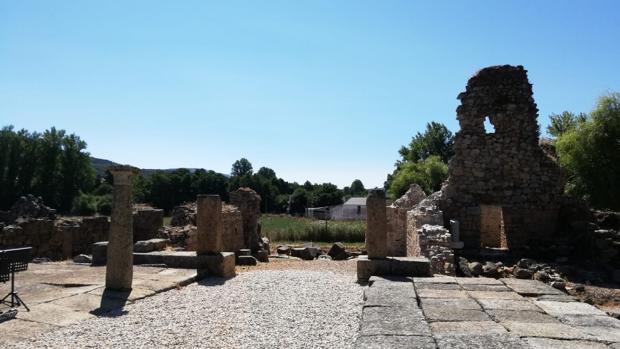 Restos de la antigua ciudad romana de Ammaia