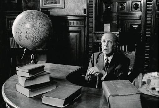 El escritor argentino Jorge Luis Borges