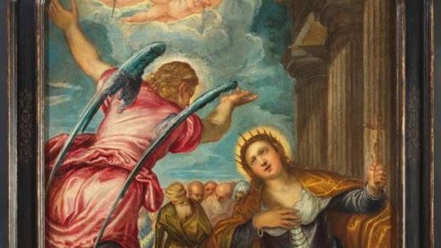 Â«La AnunciaciÃ³n del martirio de Santa Catalina de AlejandrÃ­aÂ», de Tintoretto