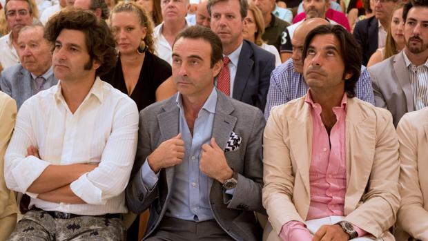 Morante de la Puebla, Enrique Ponce y Javier Conde, este miércoles en Málaga