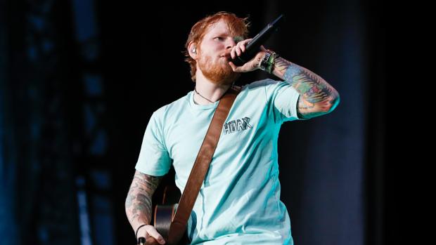 Ed Sheeran, durante un concierto en Barcelona