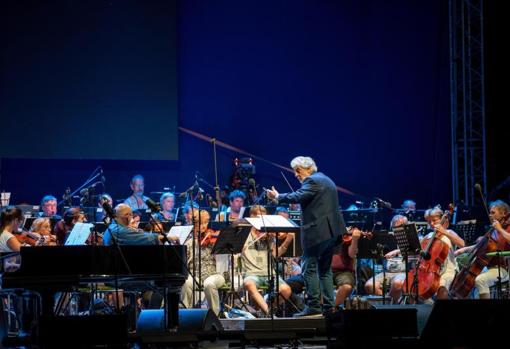Plácido Domingo, durante el ensayo de su próximo concierto en HungrÃa