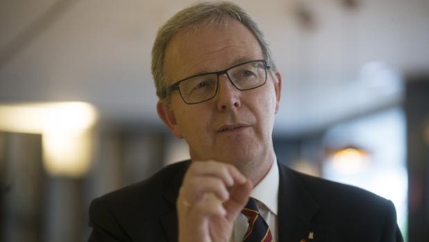 Axel Voss, durante la entrevista con ABC