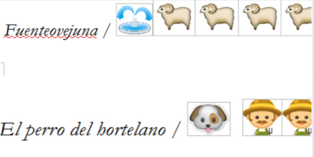 Traduce el Siglo de Oro al lenguaje de los emoticonos