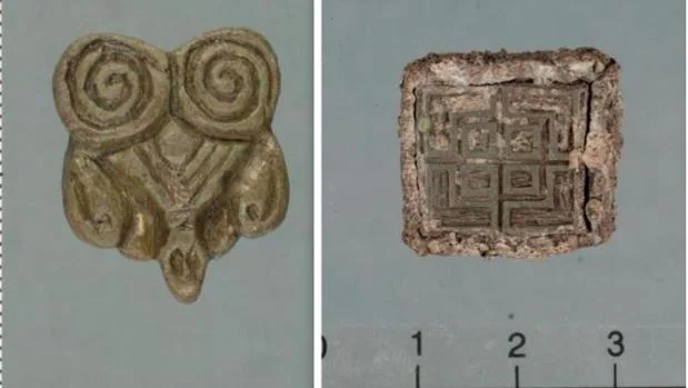 Accesorios orientales encontrados importados de la Era Vikinga