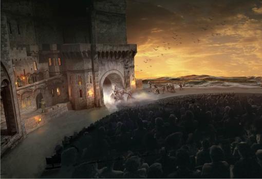 Conceptual image of the show dedicated to El Cid.