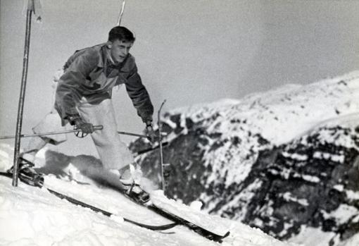 El barón era un consumado esquiador