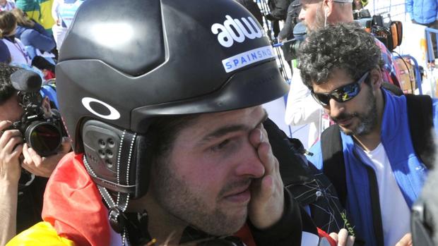 Lucas Eguibar, tras lograr una medalla en Sierra Nevada