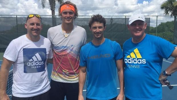 Juan Carlos Ferrero ya se entrena con Alexander Zverev