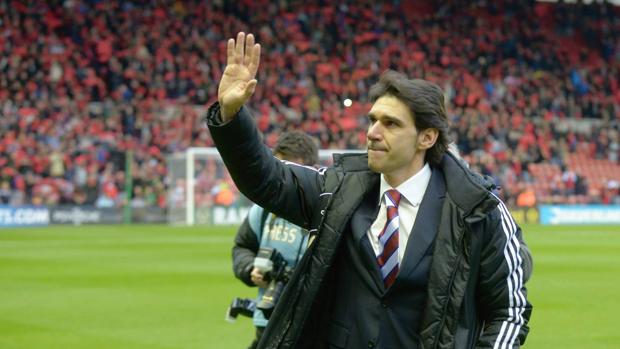 Aitor Karanka, cuando entrenaba al Middlesbrough