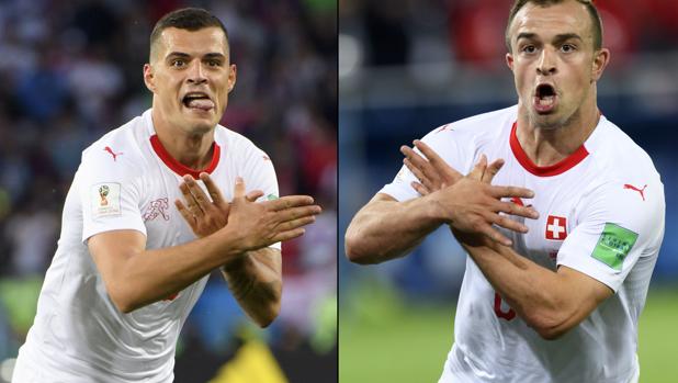 Xhaka y Shaqiri