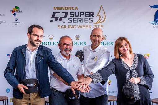 Antonio Hernández, Maite Salord, Héctor Pons,y Agustín Zulueta