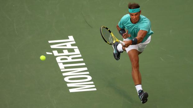 Nadal, durante el partido