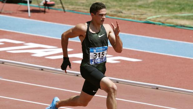 Bruno Hortelano durante una carrera