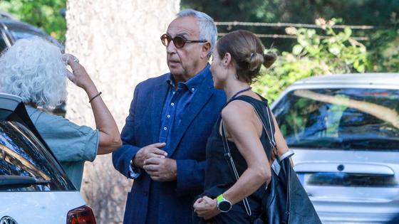 Alejandro Blanco, presidente del Comité Olímpico Español, a su llegada esta tarde a Cercedilla