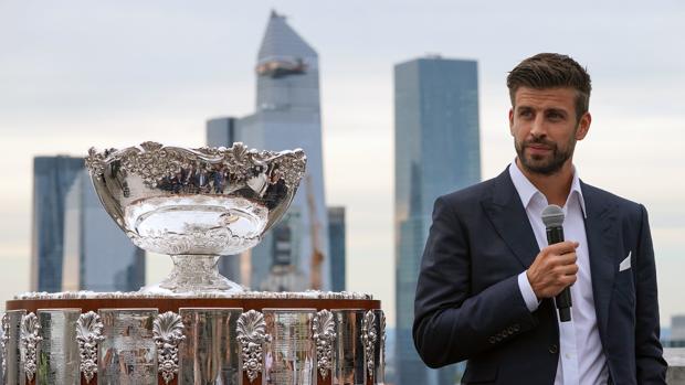 Piqué presenta en Nueva York la Copa Davis