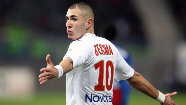 Karim Benzema, cuando era la estrella del Lyon